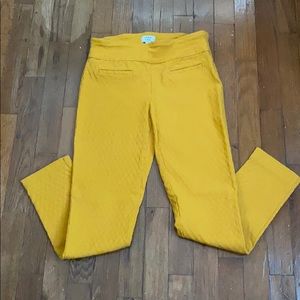 Crown & ivy mustard yellow pants